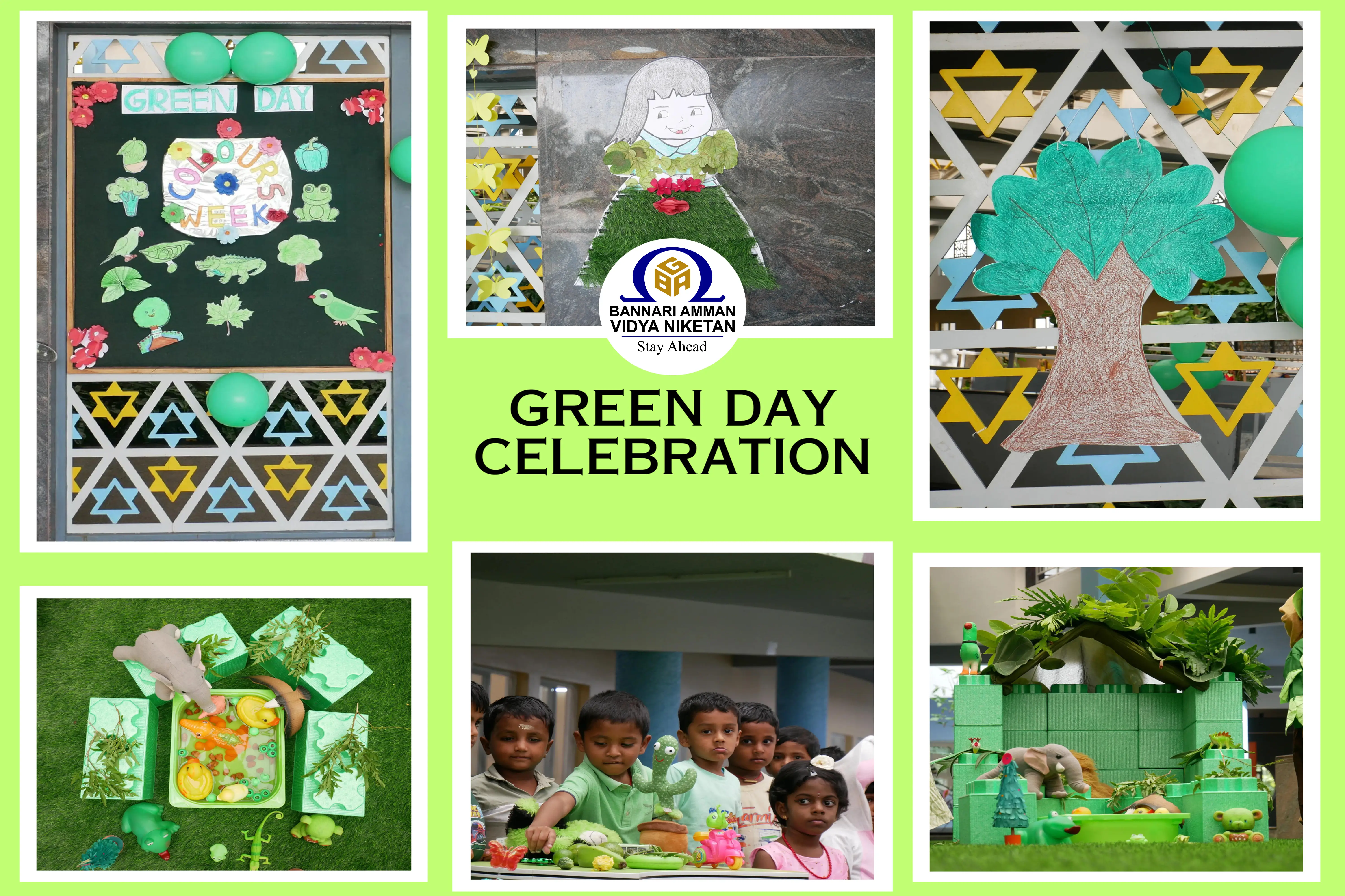 Green Day Celebration at Bannari Amman Vidya Niketan Matriculation Higher Secondary School Sathyamangalam