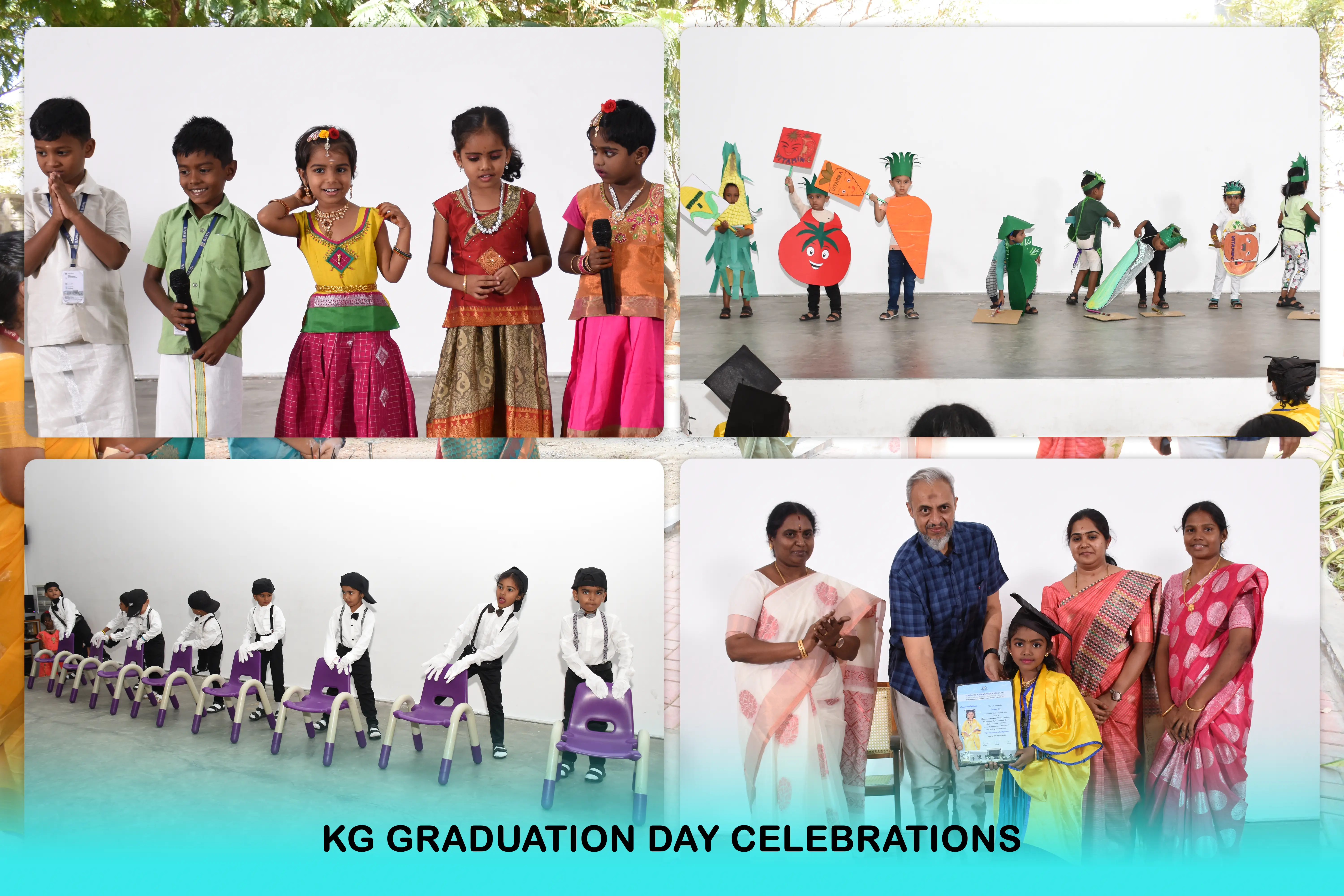 KG GRADUATION DAY CELEBRATIONS at Bannari Amman Vidya Niketan Matriculation Higher Secondary School Sathyamangalam