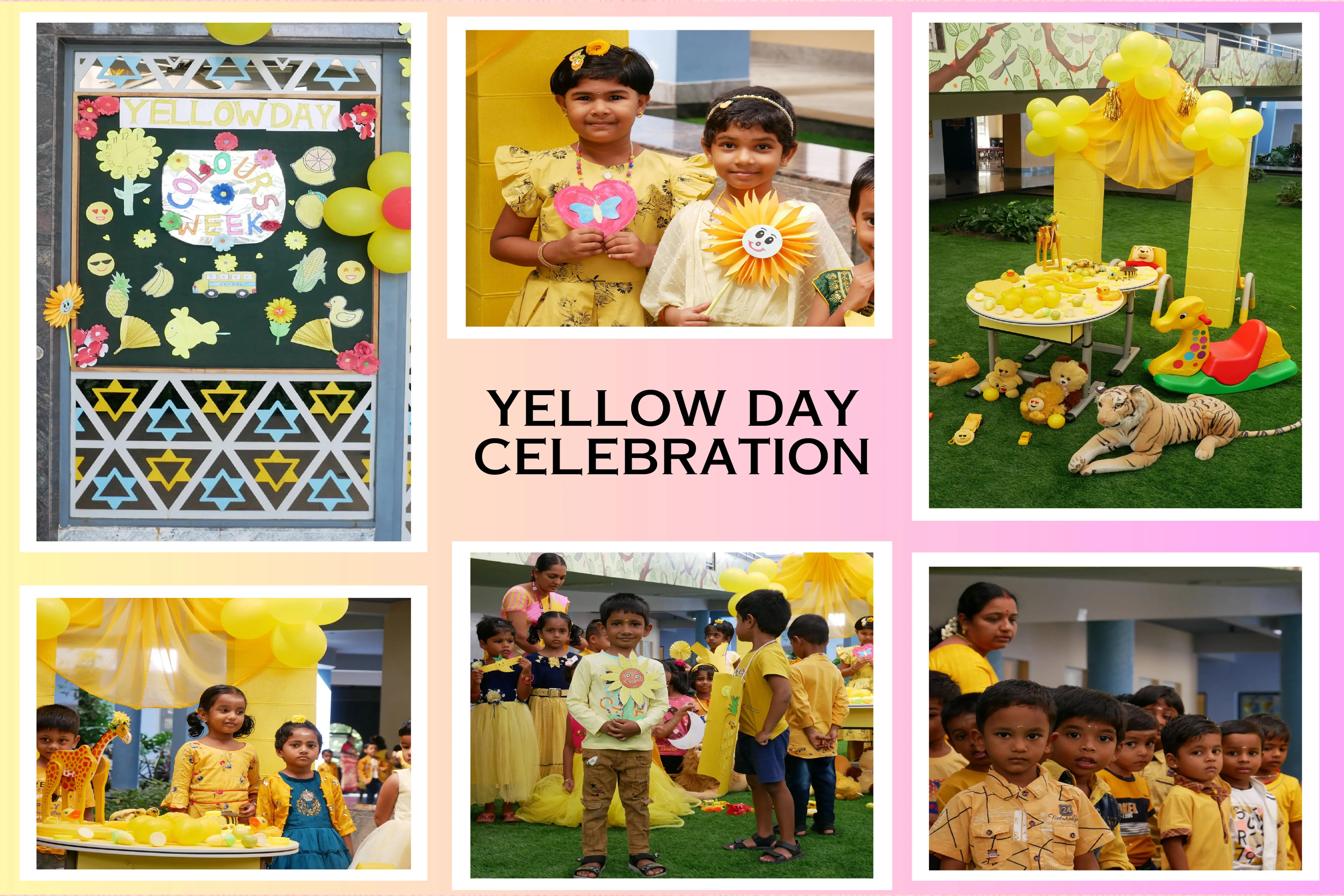 Yellow Day Celebration at Bannari Amman Vidya Niketan Matriculation Higher Secondary School Sathyamangalam